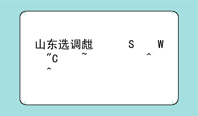 山东选调生笔试成绩查询时间